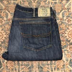 Men Ralph Lauren Dark Blue Denim Jeans  size 40/30